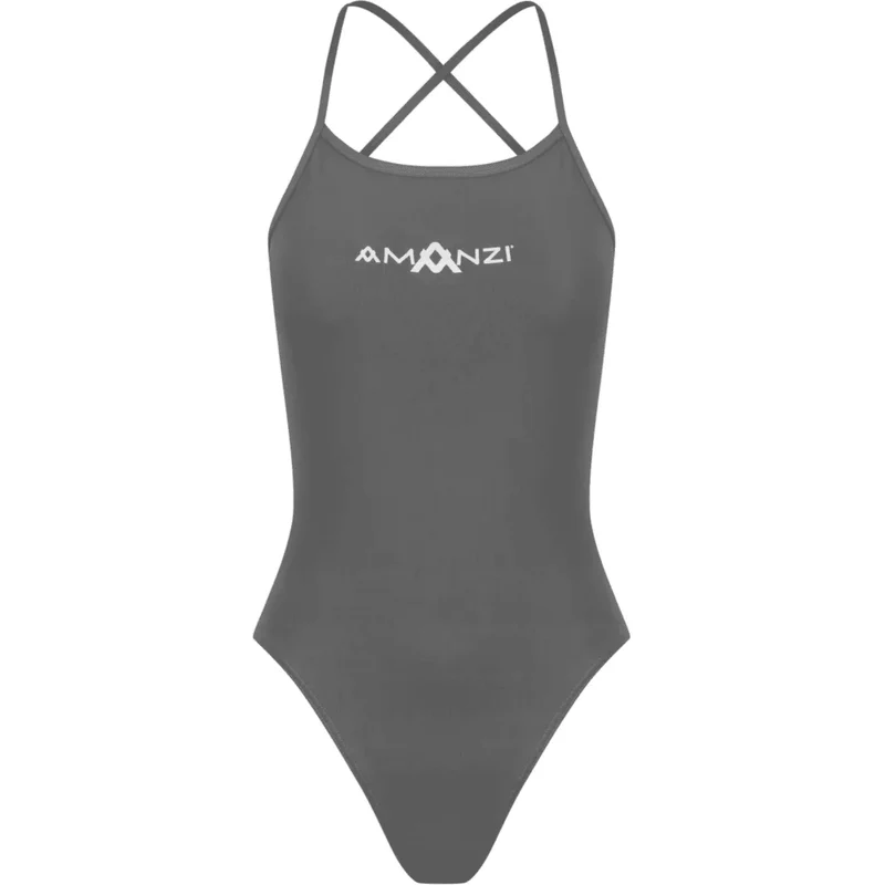AMANZI Women's Tie-Back Swimsuit - Shadow