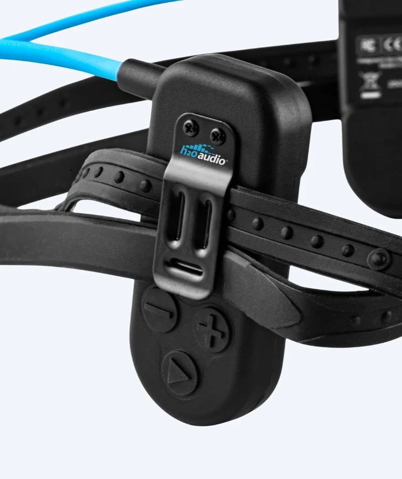 H2OAudio wasserdichte Kopfhörer - Sonar 2 Pro - Schwarz/Blau