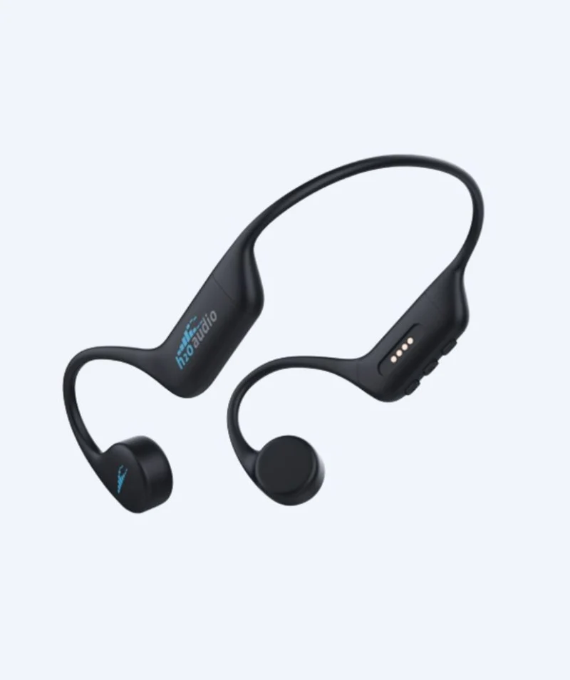 H2OAudio wasserdichte Kopfhörer - Tri 2 Multi-Sport mit BT und MP3 - Schwarz