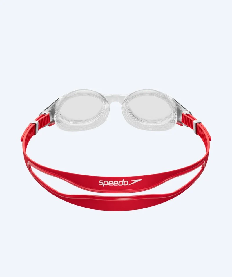Speedo Schwimmbrille für Freizeitschwimmer - Biofuse 2.0 - Weiß/Rot