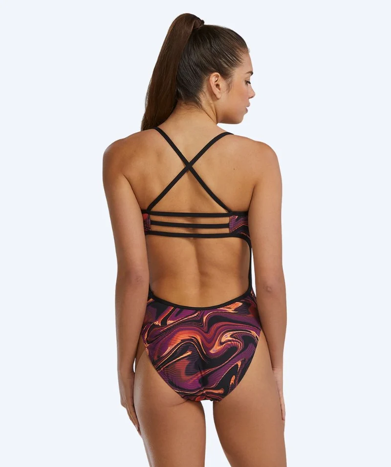 TYR Badeanzug für Damen - Durafast Elite Trinityfit - Schwarz/Gold