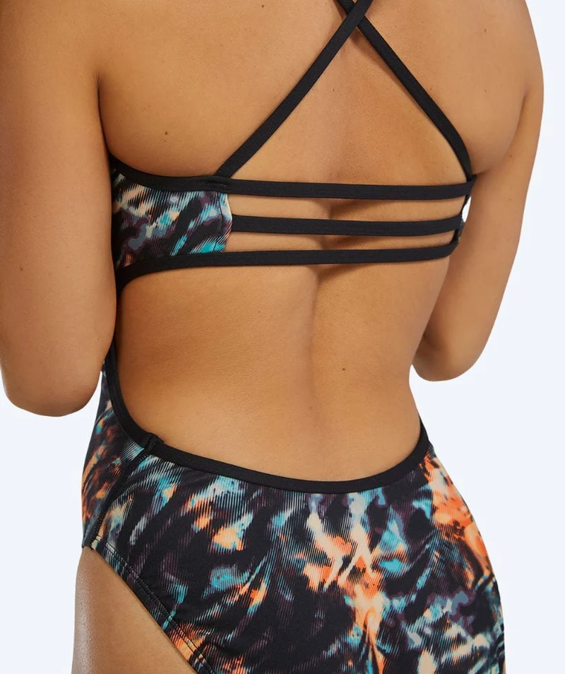 TYR Badeanzug für Damen - Durafast Elite Trinityfit - Schwarz/Orange