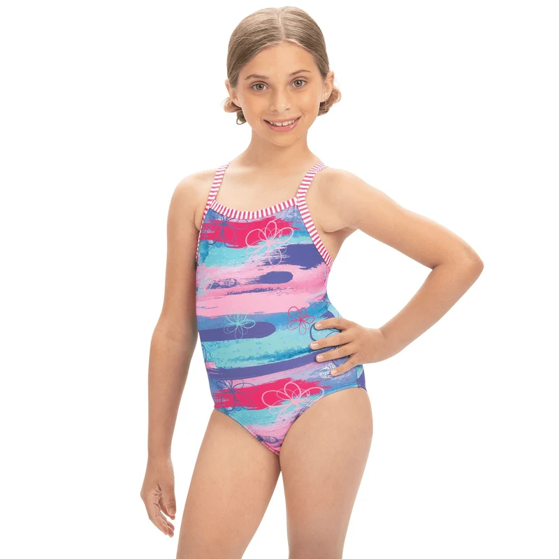 Uglies Girls Surfs Up Keyhole One-Piece Swimsuit
