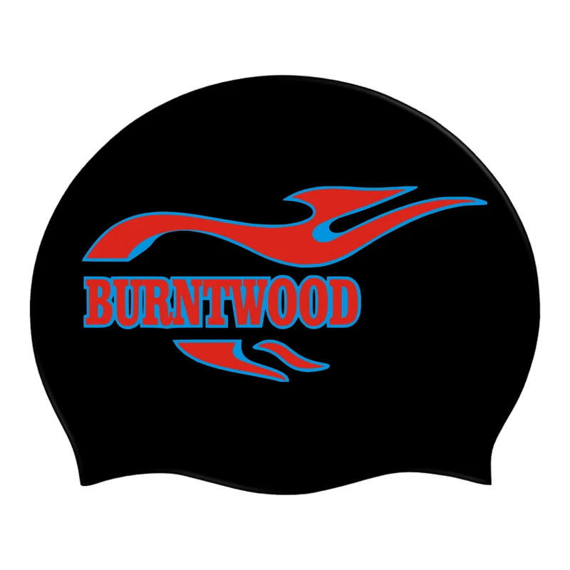 Burntwood Swimming Club Silicone Suede Swimming Cap