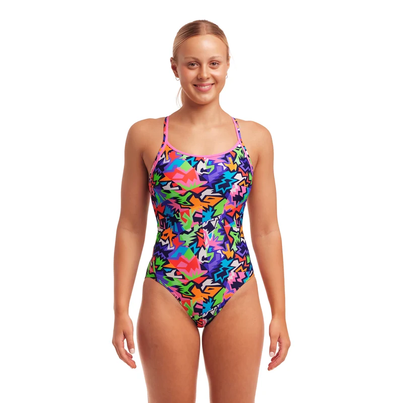 Funkita Sharp Edges Diamond Back Ladies Swimsuit