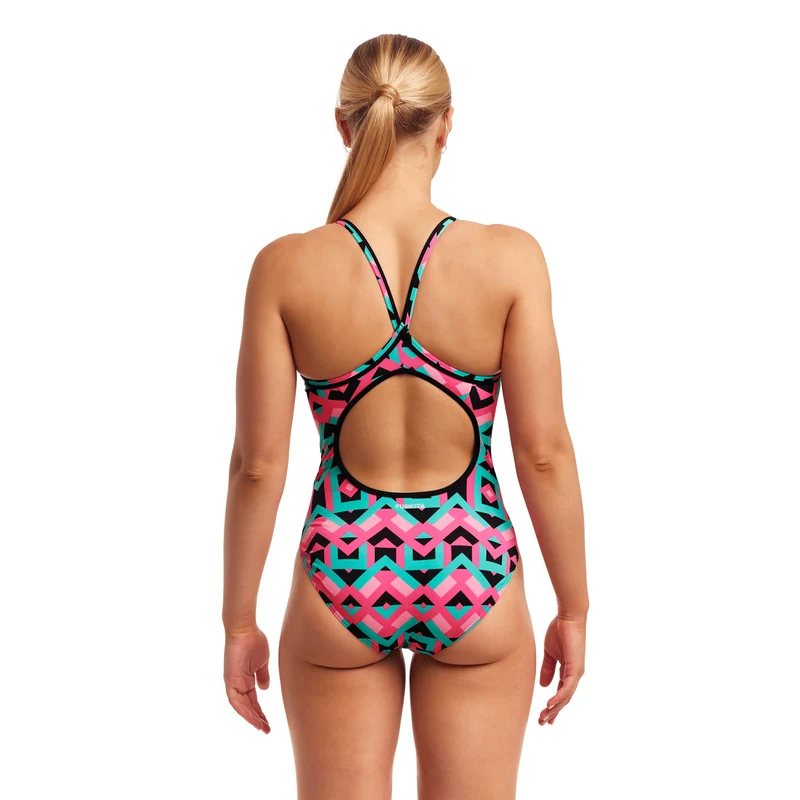 Funkita Square Stare Diamond Back Ladies Swimsuit