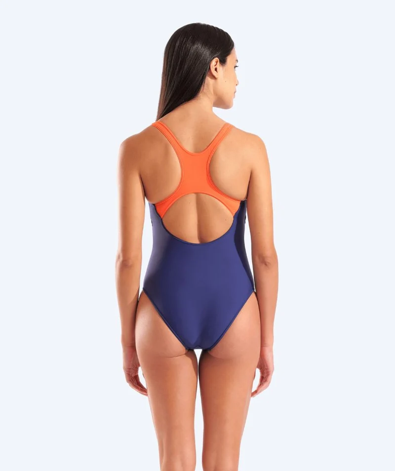 Arena Badeanzug für Damen - Scratch Control Pro - Dunkelblau/Orange
