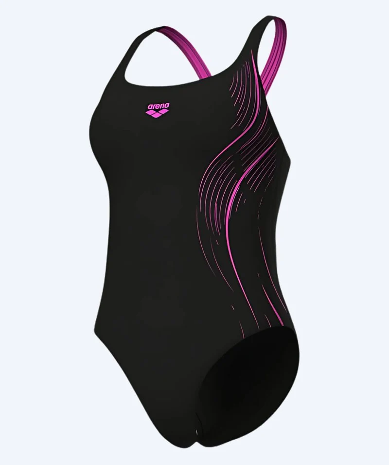 Arena Badeanzug für Damen - Scratch Control Pro - Schwarz/Rosa