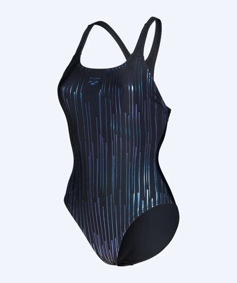 Arena Badeanzug für Damen - Hyacinth - Schwarz/Blau