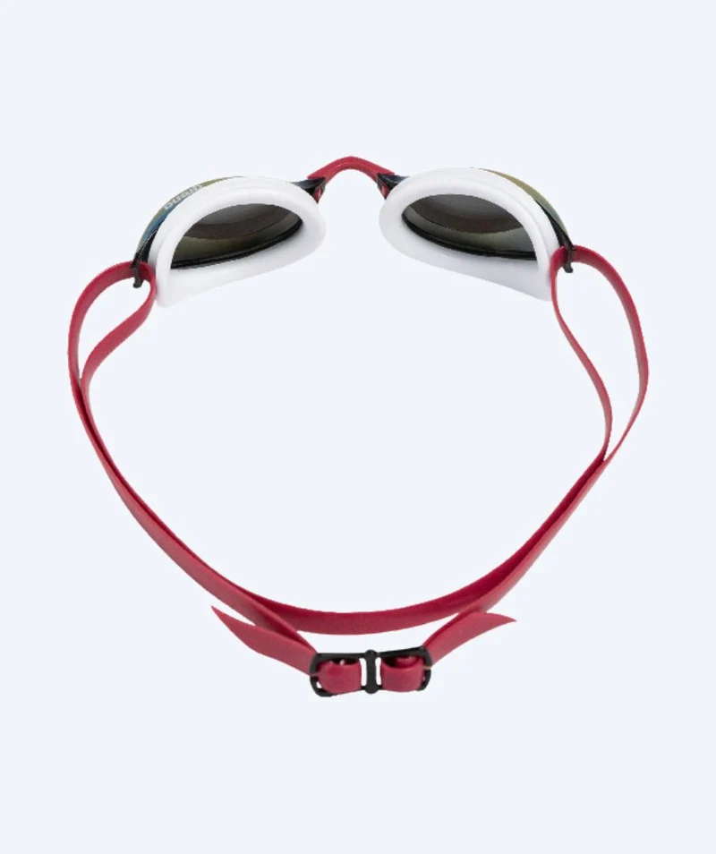 Arena Elite Schwimmbrillen - Python - Rot/Gold (Mirror Scheiben)