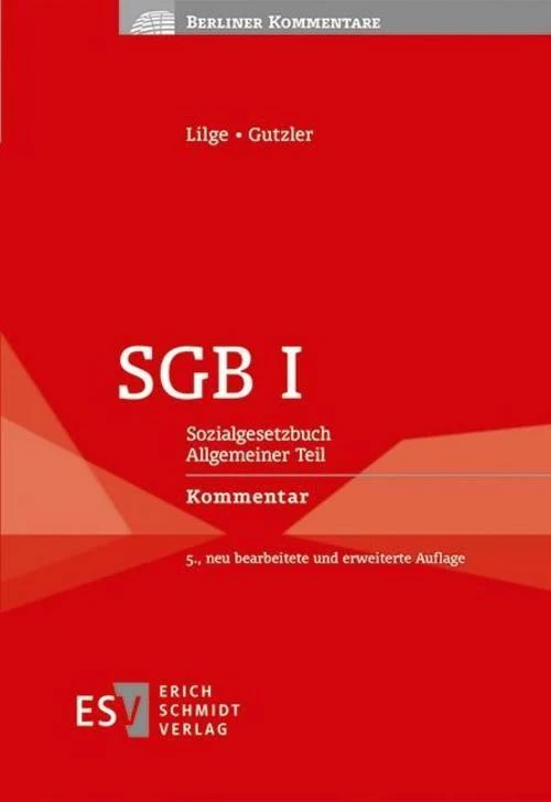 SGB I, Sozialgesetzbuch Allgemeiner Teil, Kommentar