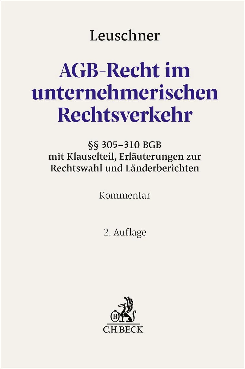 AGB-Recht im unternehmerischen Rechtsverkehr