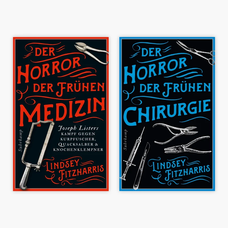 Der Horror der frühen Medizin + Chirurgie im Set + 1 exklusives Postkartenset