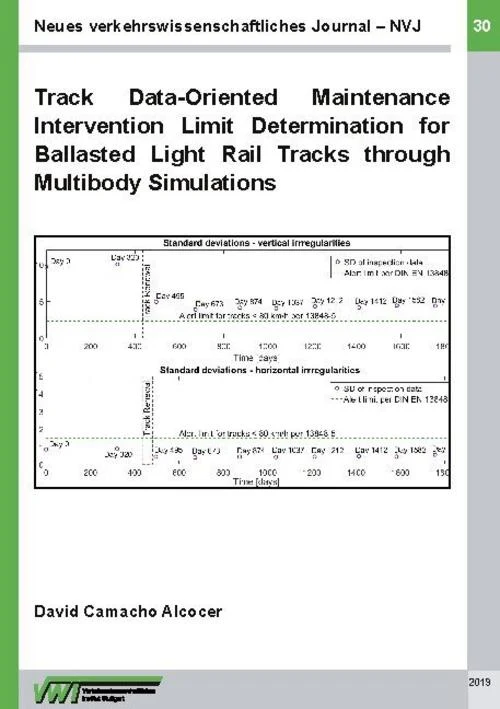 Track Data-Oriented Maintenance Intervention Limit Determination for Ballasted Light Rail Tracks through Multibody Simulations
