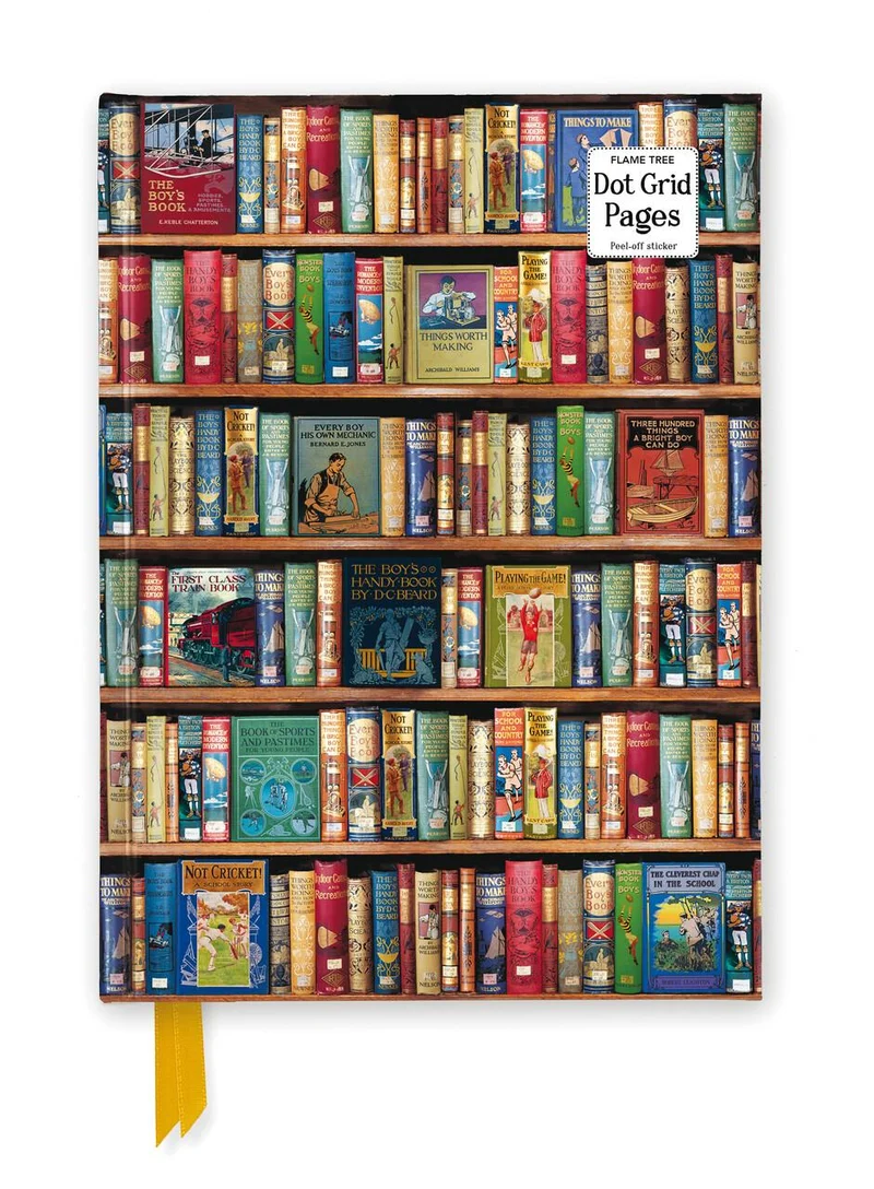 Bodleian Libraries: Hobbies & Pastimes Bookshelves (Foiled Dot Grid Journal)
