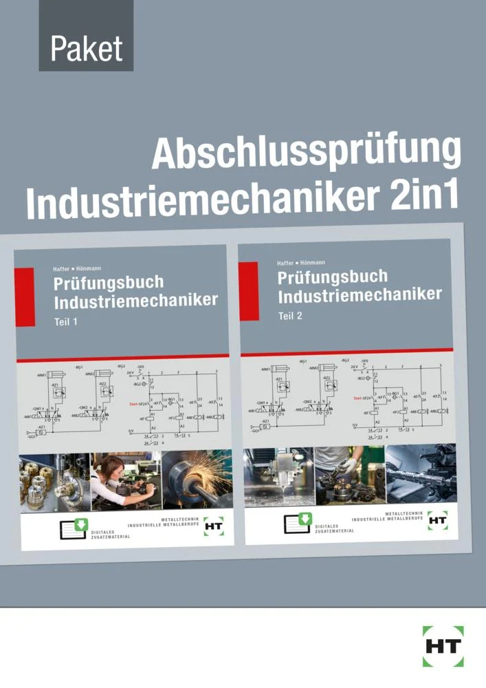 Paketangebot Abschlussprüfung Industriemechaniker 2in1