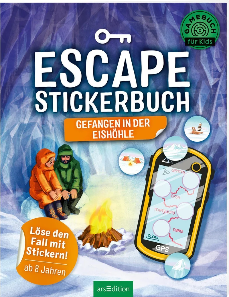 Kiefer, Philip/Escape-Stickerbuch - Gefangen in der Eishöhle