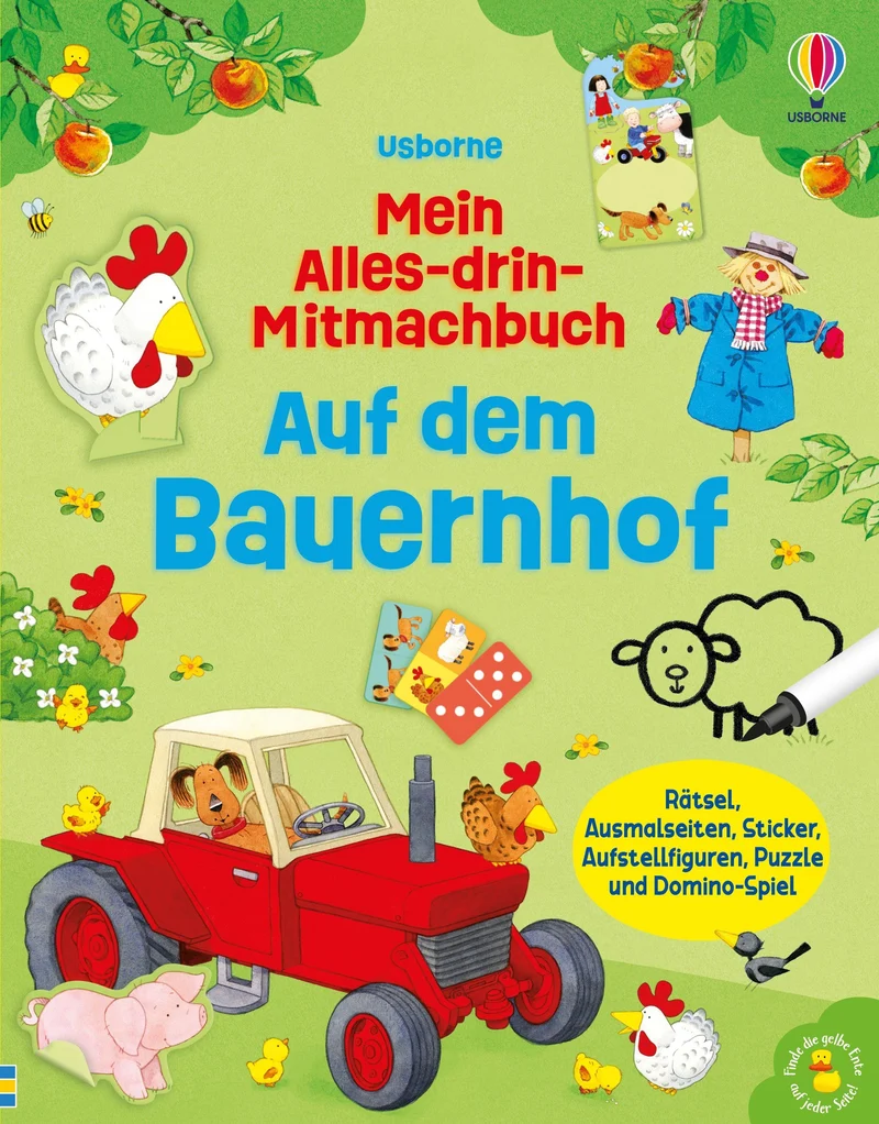 Mein Alles-drin-Mitmachbuch: Auf dem Bauernhof