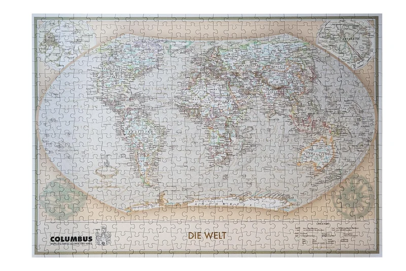 Die Executive Weltkarte als Puzzle