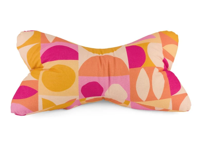 Leseknochen - Retro-Muster pink