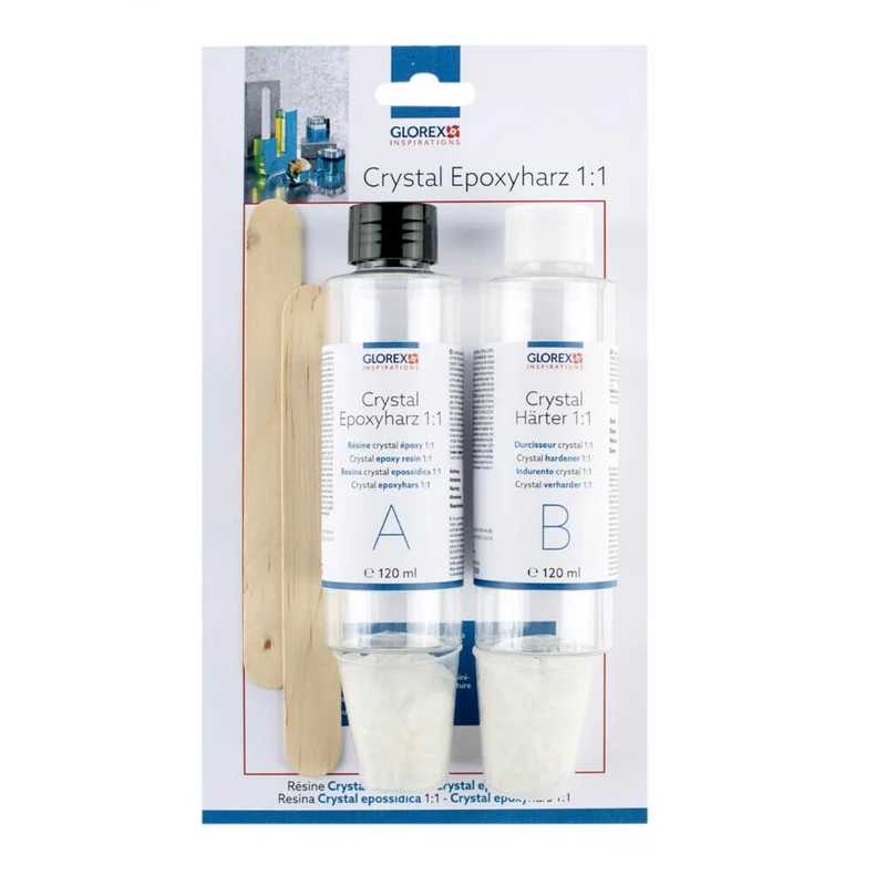 Crystal Epoxyharz 1:1 240ml (2x120ml)
