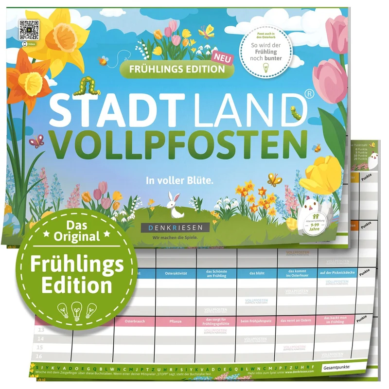 DENKRIESEN - STADT LAND VOLLPFOSTEN® - FRÜHLINGS EDITION - \"In voller Blüte.\" A4