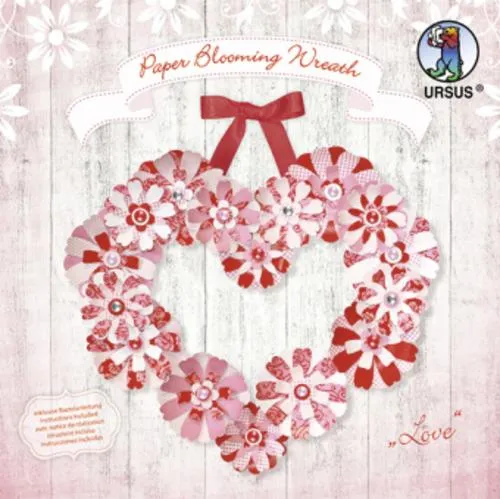 URSUS Paper Blooming Wreath \"Love\"