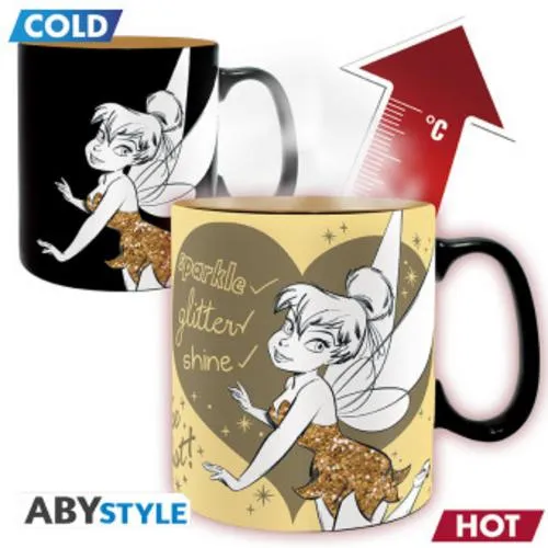 DISNEY - Mug Heat Change - 460 ml - Tinkerbell Sparkle - box