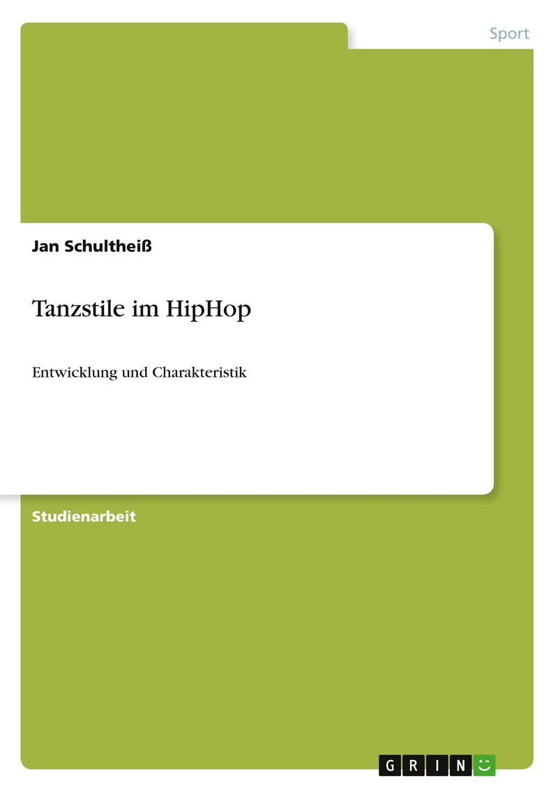 Tanzstile im HipHop