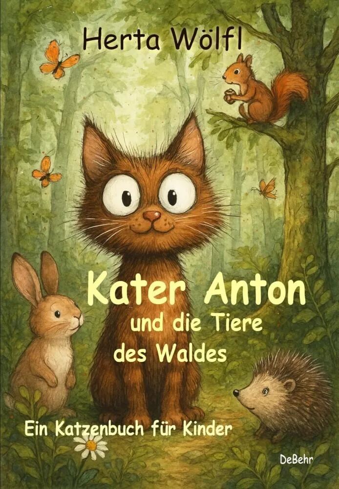 Kater Anton und die Tiere des Waldes - Ein Katzenbuch für Kinder