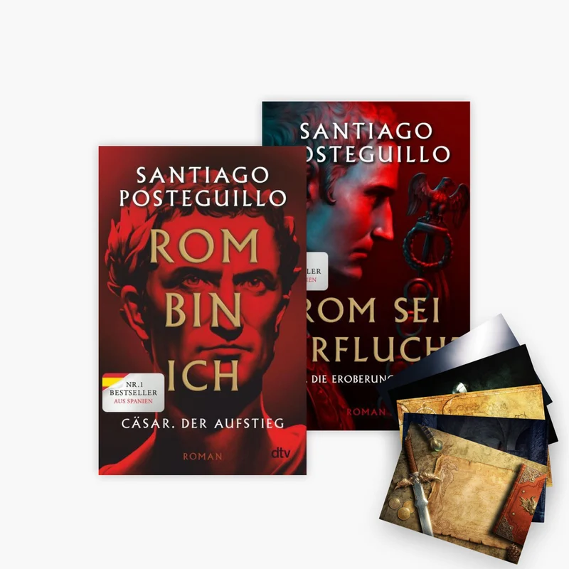 Die Cäsar-Chroniken Band 1+2 plus 1 exklusives Postkartenset