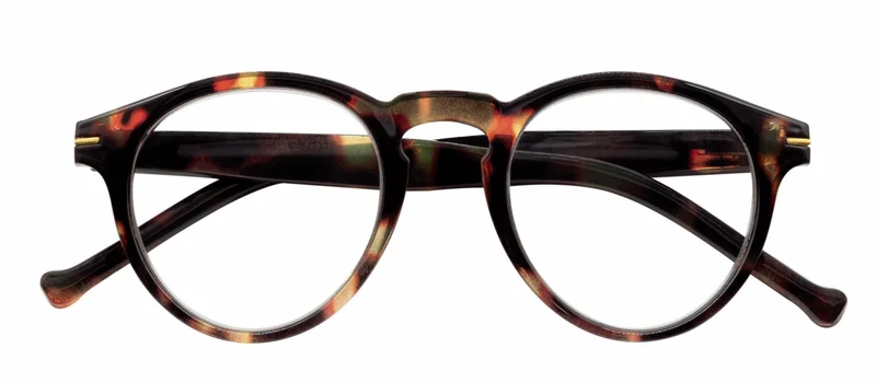 Lesebrille FRANKIE, havanna dunkel, +2.50 dpt mit Etui