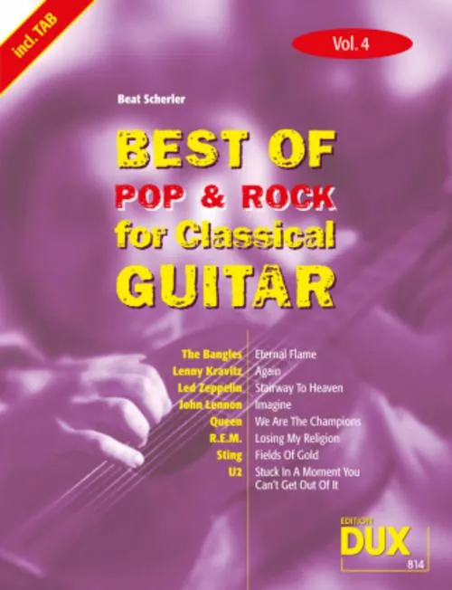 Best Of Pop & Rock for Classical Guitar 4